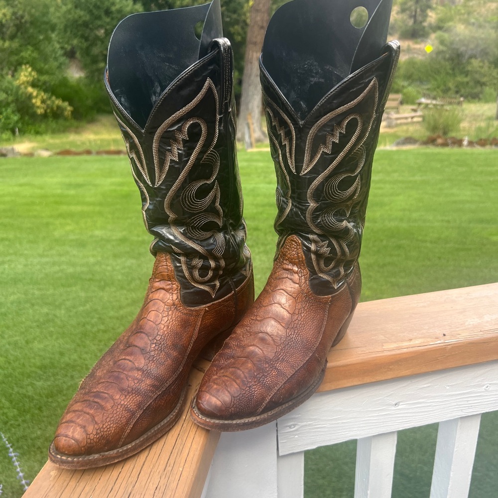 Tony Lama Ostrich Leg